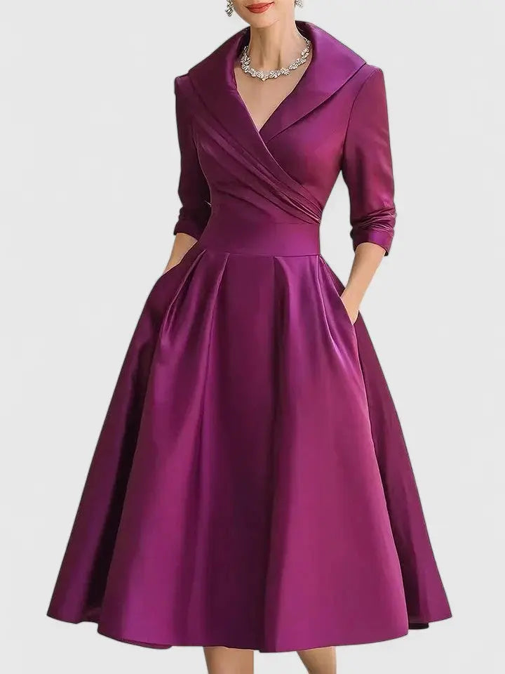 Bellamyra | Elegant Midi Dress