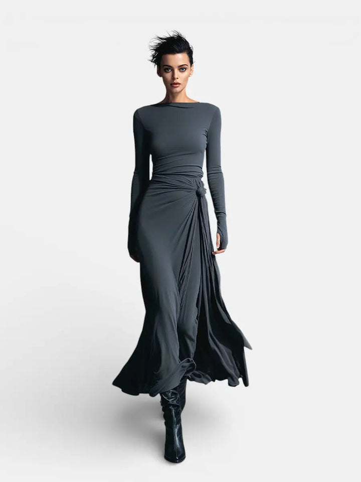 Naiara ❘ Maxi dress with side knot
