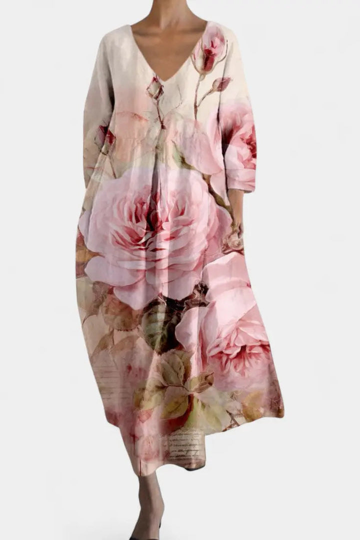 Isalinde | Comfortable V-neck Dress