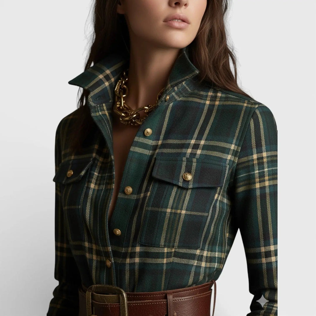 Scarlett | Belted Shirt Dress