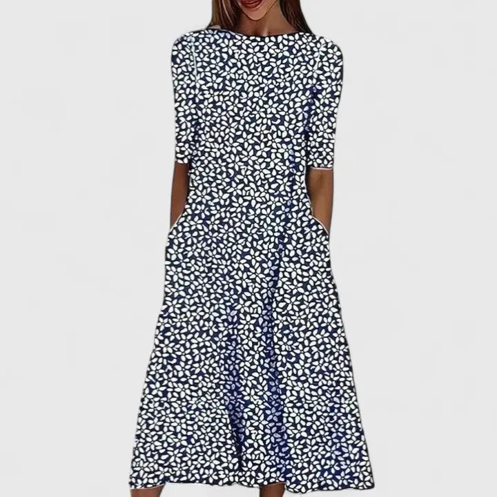 Sarah | Elegant Midi Dress